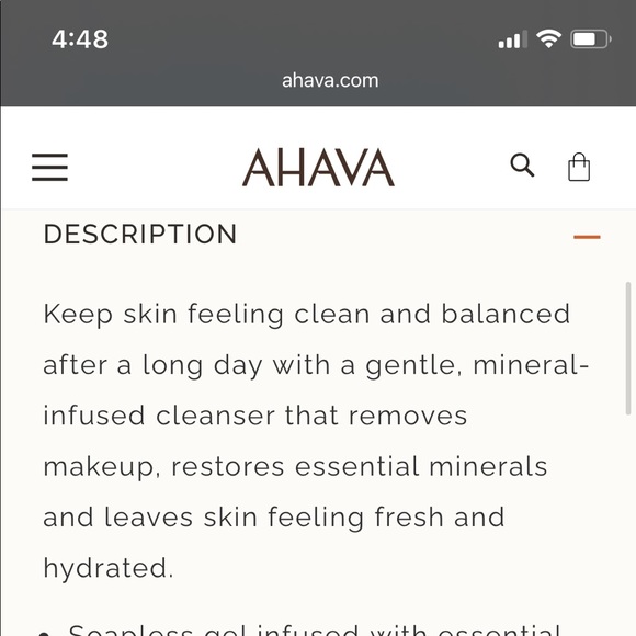 ❌SOLD❌🆕 Ahava Refreshing Cleansing Gel - Picture 5 of 9